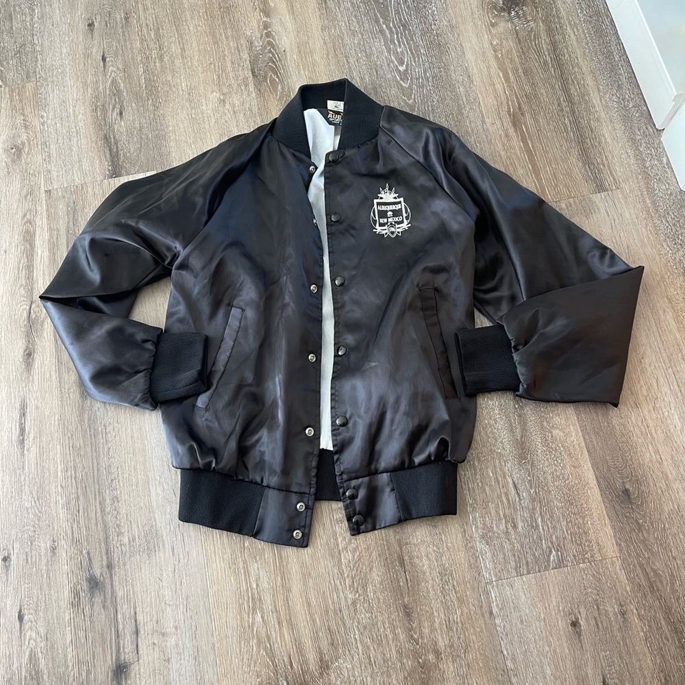 Auburn Sportswear Vintage 1980’s Satin Bomber Jacket